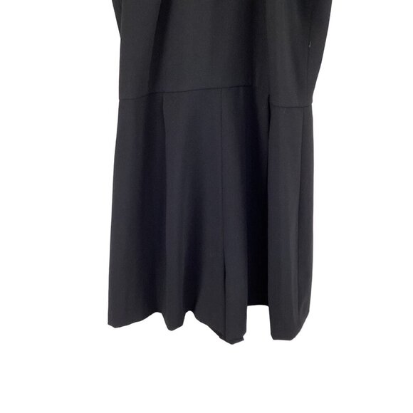 Alice + Olivia Black Cold Shoulder Ruffle Romper Size Small Luxurious‎ - Picture 5 of 7